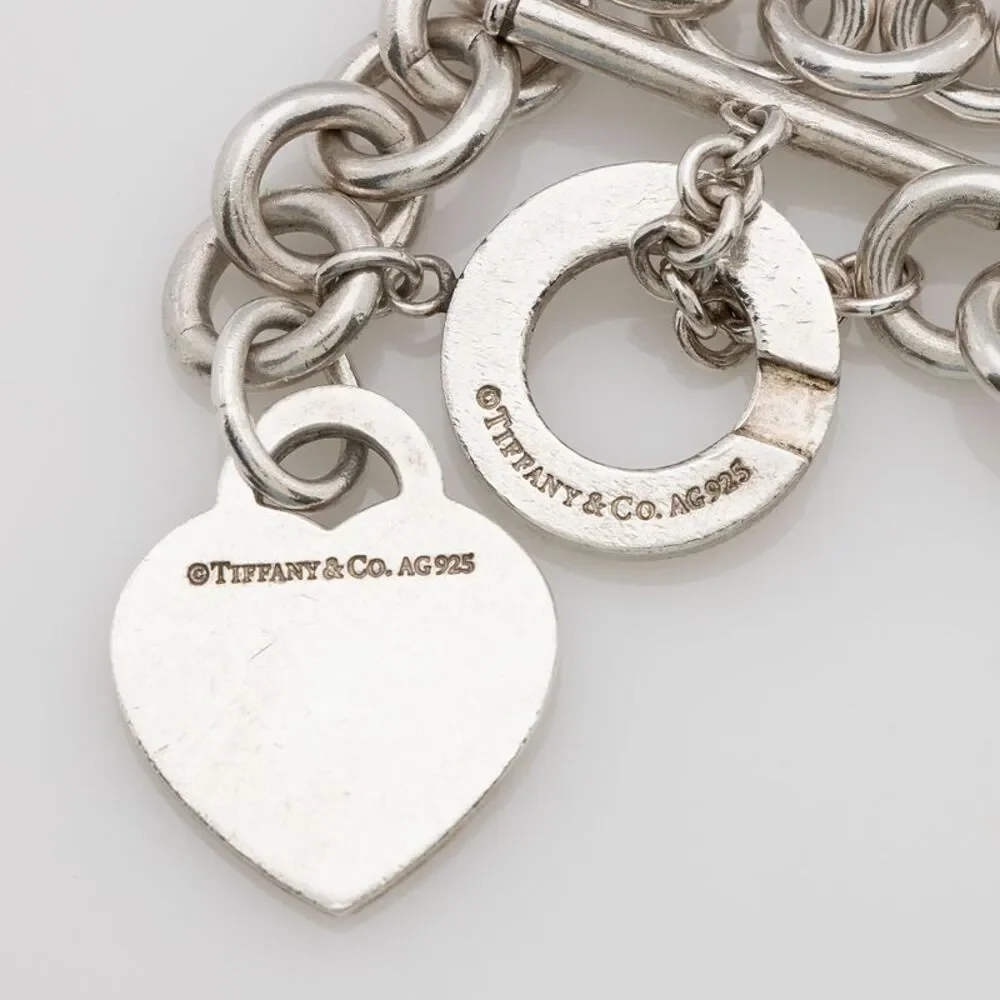 Tiffany & Co. Sterling Silver Return to Tiffany Heart Tag Toggle Bracelet - Picture 2 of 3
